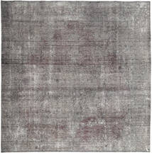 Colored Vintage Covor 293X295 Modern Lucrat Manual Pătrat Gri Deschis/Gri Închis Mare (Lână, Persia/Iran)