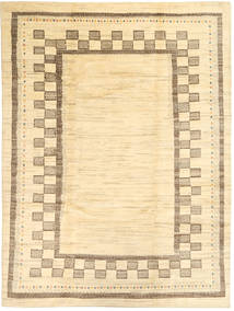 Gabbeh Persisch Teppich
 214X287 Echter Moderner Handgeknüpfter Beige/Dunkel Beige (Wolle, Persien/Iran)