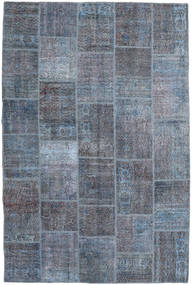 Patchwork Rug 197X300 Authentic
 Modern Handknotted Dark Grey/Blue/Light Grey (Wool, Turkey)