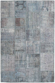 Patchwork Rug 200X298 Authentic
 Modern Handknotted Light Grey/Dark Grey (Wool, Turkey)