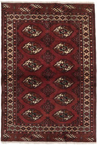 Turcomano Tapete 96X136 Oriental Feito A Mão Vermelho Escuro (Lã, Pérsia/Irão)