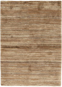 Gabbeh Persisch Teppich
 106X146 Echter Moderner Handgeknüpfter Hellbraun/Dunkel Beige (Wolle, Persien/Iran)