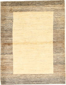 Gabbeh Persia Alfombra 110X143 Moderna Hecha A Mano Beige/Amarillo (Lana, Persia/Irán)