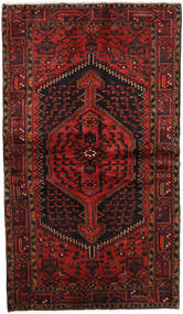 Hamadã Tapete 126X214 Oriental Feito A Mão Vermelho Escuro/Castanho Escuro (Lã, Pérsia/Irão)