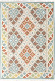 Summer Kilim Tapis 240X340 Moderne Tissé À La Main Beige/Beige Foncé (Laine, Inde)