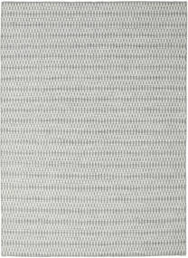 Kilim Long Stitch - Gris Tapis 210X290 Moderne Tissé À La Main Gris Clair/Beige (Laine, Inde)