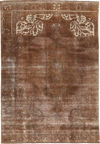 Colored Vintage Tæppe 210X317 Ægte Moderne Håndknyttet Brun/Lysebrun (Uld, Pakistan)