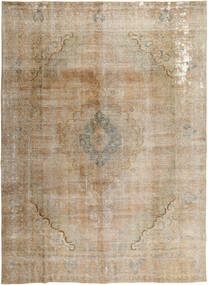 Vintage Covor 288X393 Modern Lucrat Manual Maro Deschis Mare (Lână, Pakistan)