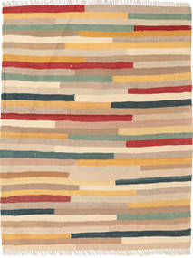 Kilim Tapete 88X115 Oriental Tecidos À Mão Castanho Claro/Bege Escuro (Lã, Pérsia/Irão)