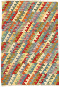 Kilim Afghan Old style carpet AXVZX5633