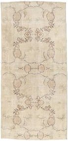 カラード ヴィンテージ 絨毯 92X193 モダン 手織り ベージュ/薄い灰色 (ウール, トルコ)