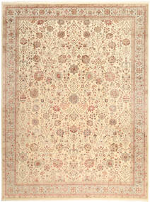 Tabriz Royal 러그 269X363 정품
 오리엔탈 수제 다크 베이지/라이트 브라운/라이트 핑크 대형 ( 인도)
