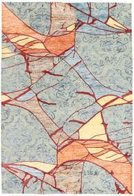 Jakart Kilim Tapete 162X232 Moderno Cinzento Claro/Bege (Lã/Bamboo Seda, Índia)