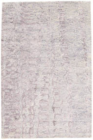 Handtufted Tapete 115X175 Moderno Cinzento Claro/Bege/Luz Rosa (Lã, Índia)
