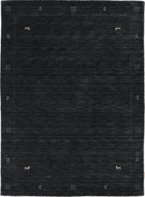 Loribaf Loom Zeta - Preto/Cinzento Tapete 140X200 Moderno Preto (Lã, Índia)
