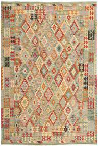 Kilim Afghan Old style carpet AXVZX5804