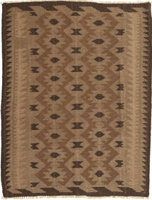 Kilim Tapete 146X191 Oriental Tecidos À Mão Castanho/Castanho Escuro (Lã, Pérsia/Irão)