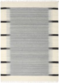 Ikat - Grijs Vloerkleed 210X290 Echt Modern Handgeweven Turquoise Blauw/Beige (Wol, India)