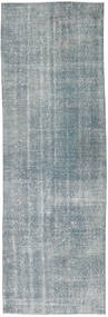 Colored Vintage Tapis 91X280 Moderne Fait Main Tapis Couloir Gris Clair (Laine, Turquie)