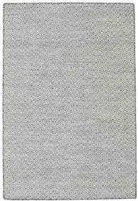 Kilim Goose Eye - 검정색/회색 러그 120X180 정품
 모던 수제 라이트 그레이/베이지 (울, 인도)