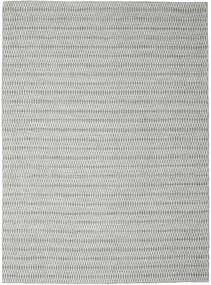 Kilim Long Stitch - 진한 회색 러그 290X390 정품
 모던 수제 라이트 그레이 대형 (울, 인도)