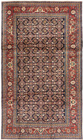 Hamadan Rug 200X337 Authentic
 Oriental Handknotted Dark Red/Light Grey (Wool, Persia/Iran)