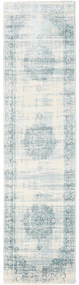 Jinder - Cream/Claro Azul Tapete 80X300 Moderno Tapete Passadeira Branco/Creme/Bege/Cinzento Claro ( Turquia)