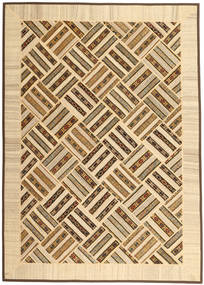 Kilim Patchwork Tappeto 208X293 Moderno Tessuto A Mano Beige/Marrone Chiaro (Lana, Persia/Iran)