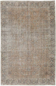Colored Vintage Rug 195X297 Authentic
 Modern Handknotted Light Brown/Light Grey (Wool, Turkey)