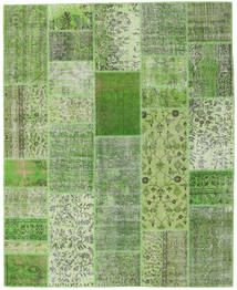 Patchwork Alfombra 203X251 Moderna Hecha A Mano Verde Oscuro/Verde Pastel/Verde Claro (Lana, Turquía)