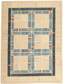 Kilim Patchwork Tappeto 177X238 Moderno Tessuto A Mano Beige/Marrone Chiaro (Lana, Persia/Iran)