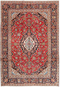Kashan Patina Szőnyeg 242X345 Keleti Csomózású Sötétpiros/Bézs (Gyapjú, Perzsia/Irán)