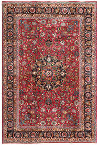 Mashad Patina Rug 192X288 Authentic
 Oriental Handknotted Brown/Dark Blue (Wool, Persia/Iran)