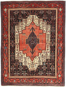 Hamadan Patina Rug 125X160 Authentic
 Oriental Handknotted Dark Brown/Brown (Wool, Persia/Iran)