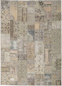 Patchwork Tappeto 254X352 Moderno Fatto A Mano Grigio Chiaro Grandi (Lana, Turchia)