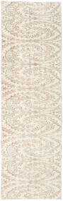 カラード ヴィンテージ 絨毯 74X247 モダン 手織り 廊下 カーペット ベージュ/薄い灰色 (ウール, トルコ)