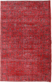 Colored Vintage Tapis 168X267 Moderne Fait Main Rouge/Rouge Foncé (Laine, Turquie)
