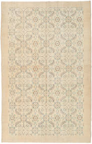 Colored Vintage Tapijt 167X260 Echt Modern Handgeknoopt Donkerbeige/Beige/Lichtbruin (Wol, Turkije)