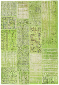 Patchwork Sag 142X206 Autentični
 Moderni Ručno Uzlan Svjetlozelena/Maslinasto Zelena (Vuna, Turska)