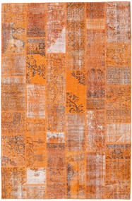 Patchwork Teppich
 199X303 Echter Moderner Handgeknüpfter Orange/Hellbraun (Wolle, Türkei)