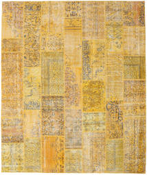 Patchwork Tapijt 253X303 Echt Modern Handgeknoopt Lichtbruin/Geel Groot (Wol, Turkije)