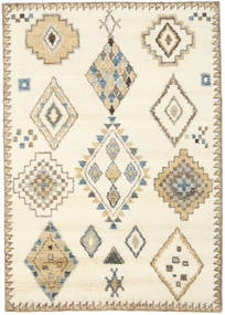 Berber Indiai - Off White/Bézs Szőnyeg 160X230 Modern Csomózású Bézs/Világosbarna (Gyapjú, India)