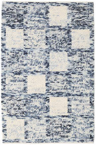 Box Drop - Mixed 회색 러그 120X180 정품
 모던 수제 라이트 그레이/라이트 블루 (울, 인도)