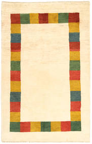 Gabbeh Persa Tapete 157X243 Moderno Feito A Mão Amarelo/Bege Escuro (Lã, Pérsia/Irão)