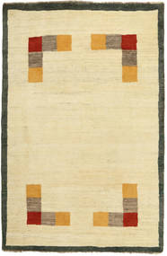 Gabbeh Persa Tapete 165X244 Moderno Feito A Mão Amarelo/Bege (Lã, Pérsia/Irão)