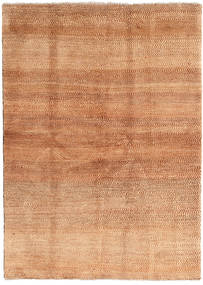 Gabbeh Persia Tappeto 144X202 Moderno Fatto A Mano Marrone Chiaro/Ruggine/Rosso (Lana, Persia/Iran)