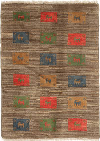 Gabbeh Persia Rug 83X116 Authentic
 Modern Handknotted Brown/Light Brown (Wool, Persia/Iran)