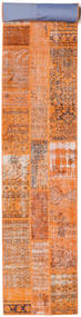 Patchwork Rug 82X600 Authentic
 Modern Handknotted Hallway Runner
 Orange/Light Brown (Wool, Turkey)