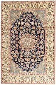 Najafabad Teppich 214X332 Echter Orientalischer Handgeknüpfter Hellbraun/Hellrosa (Wolle, Persien/Iran)