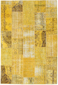 Patchwork Rug 203X298 Authentic
 Modern Handknotted Yellow/Dark Beige (Wool, Turkey)